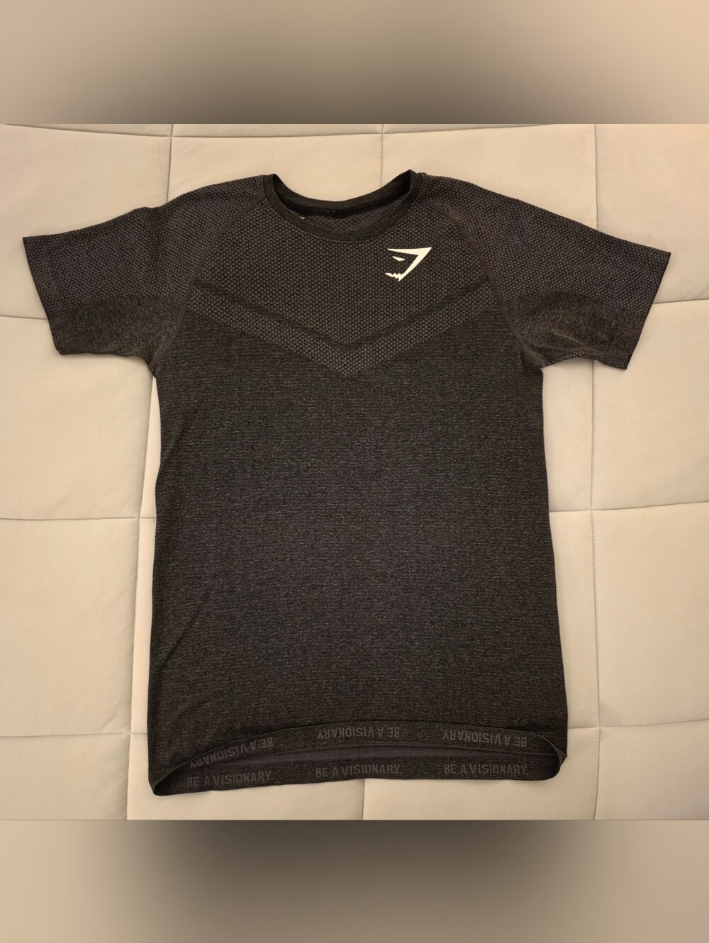 Gymshark Men's Gray Performance Seamless Tee